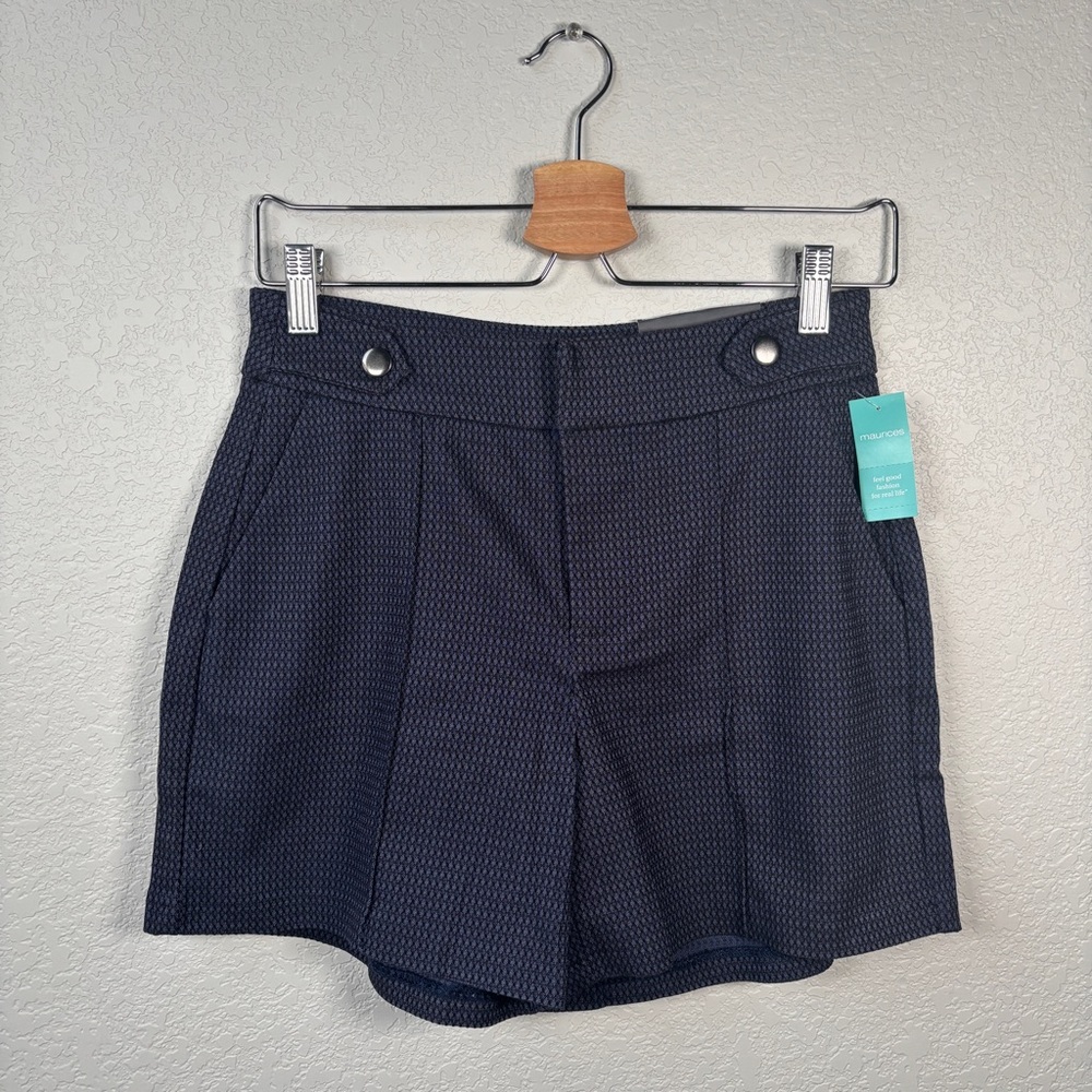 Maurices High Waist Blue Shorts Tailored Design